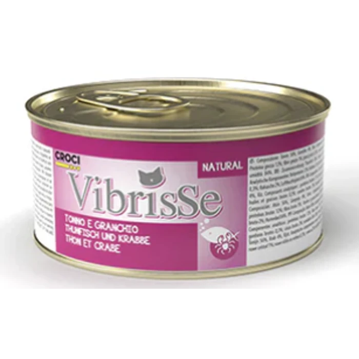 Croci Vibrisse Natural tuna i rakovi hrana za mačke 70 g