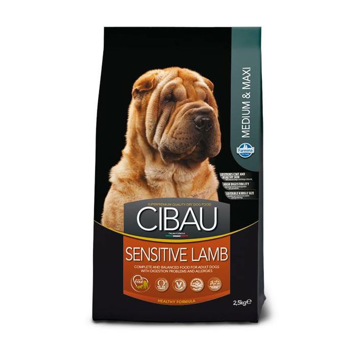 CIBAU Sensitive Lamb Medium & Maxi janjetina hrana pse 2,5 kg