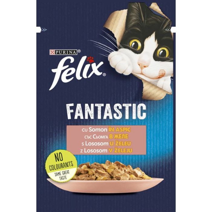 Felix Fantastic hrana za mačke losos u želeu 85 g