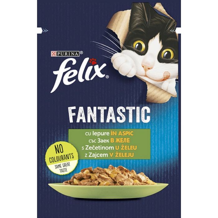 Felix Fantastic hrana za mačke zečetina u želeu 85 g