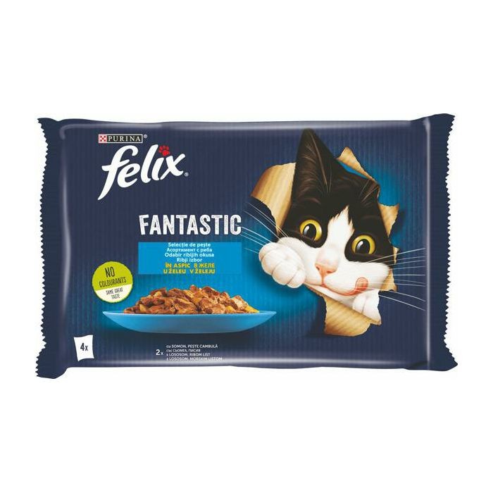 Felix Fantastic riba u želeu za mačke 4 x 85 g