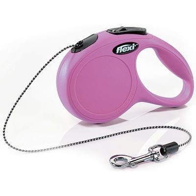 Flexi povodac za psa Classic XS 300cm cord pink