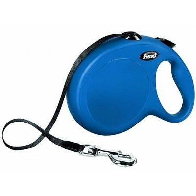 Flexi povodac za psa Classic L 500cm tape - plavi