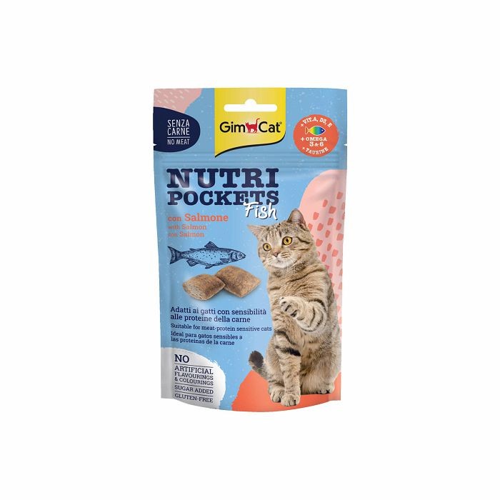 GimCat Nutri Pockets losos poslastica za mačke 60g