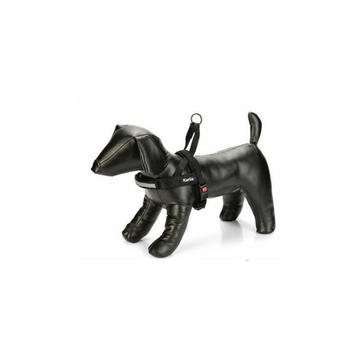 Karlie prsnik za psa 42-53cm x 20/25cm crni S/M