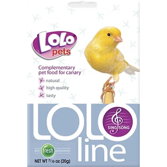 Lolo Pets Lolo line Sing song dodatak prehrani za kanarince 20g
