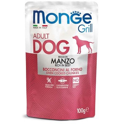 Monge Grill Adult Dog govedina hrana za pse 100 g