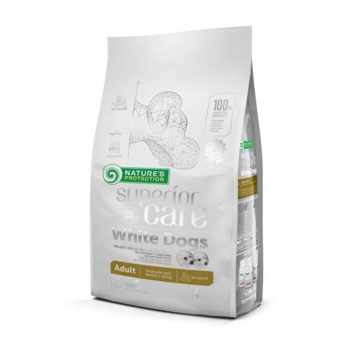 Nature's Protection Adult Small & Mini White Dogs Lamb / janjetina hrana za male bijele pse 4 kg