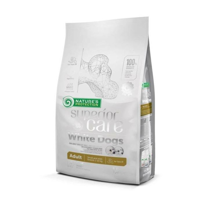 Nature's Protection Adult Small & Mini White Dogs Lamb / janjetina hrana za male bijele pse 1,5 kg