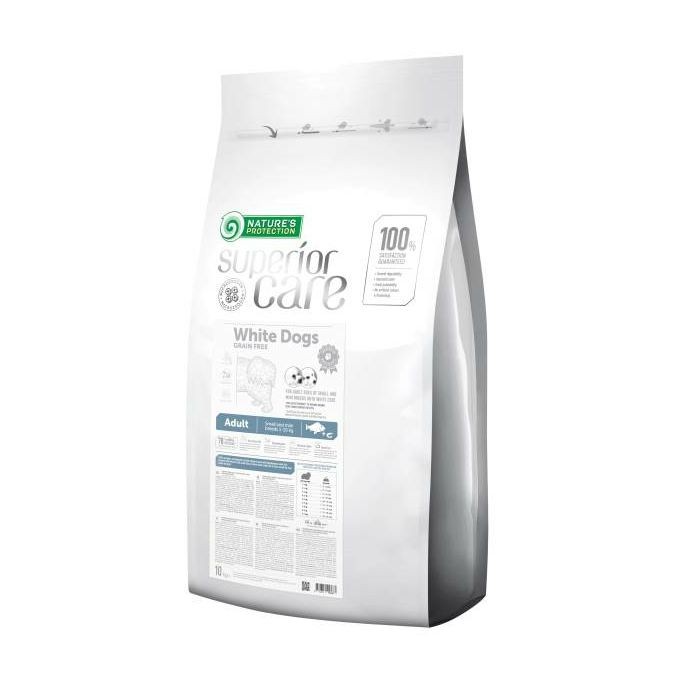 Nature's Protection Adult Small & Mini White Dogs Fish / riba hrana za male bijele pse 10 kg