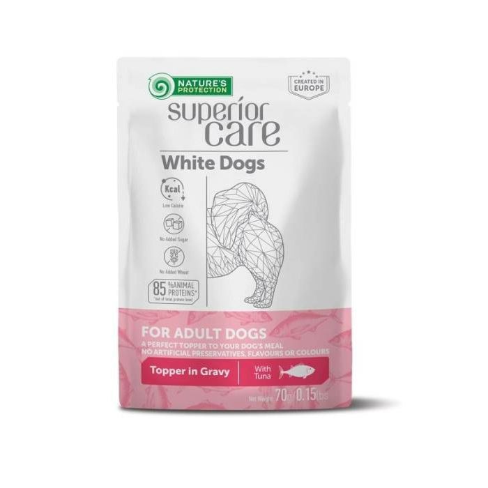 Nature's Protection Adult White Dogs Tuna / hrana za bijele pse 70 g