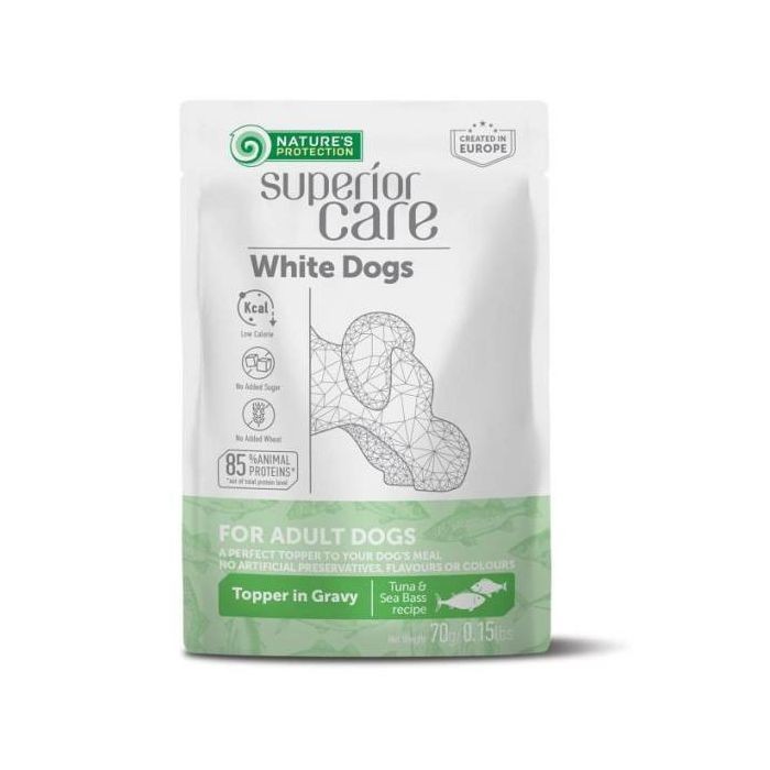 Nature's Protection Adult White Dogs Tuna / hrana za bijele pse 70 g