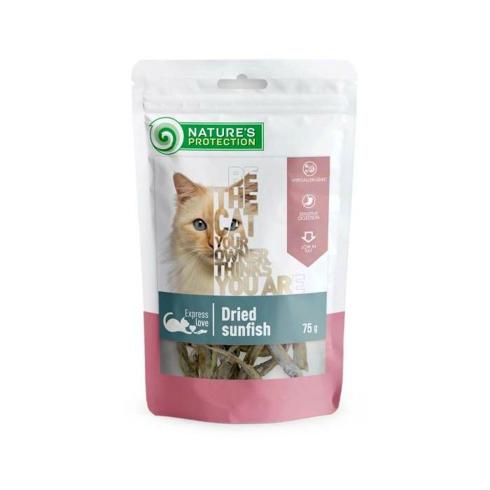 Nature's Protection Dried Sunfish / poslastica riba za mačke 75 g