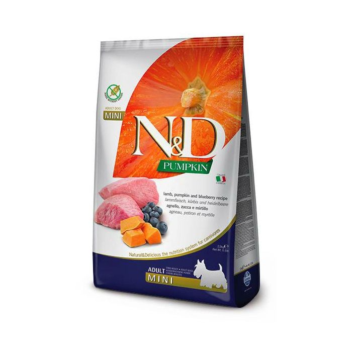 N&D Adult Mini / janjetina i bundeva hrana za pse 2,5 kg