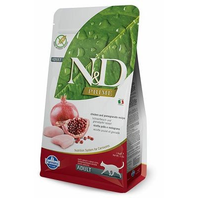 N&D Adult Prime / piletina i šipurak hrana za mačke 1,5 kg