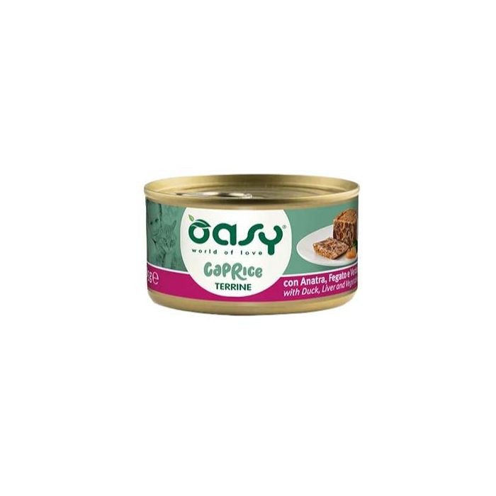 OASY Adult Caprice Terrine Duck / patka, jetra i povrće hrana za mačke 85 g