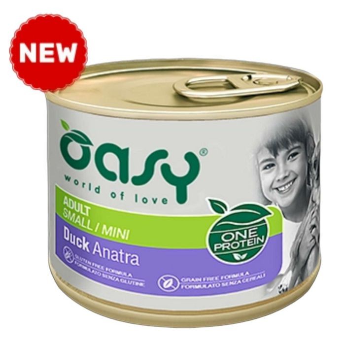 OASY Adult Small-Mini One Protein Duck - patka monoproteinska hrana za pse 200 g