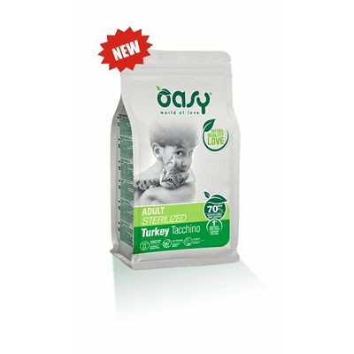 OASY adult sterilized turkey puretina hrana za sterilisane mačke 1,5 kg