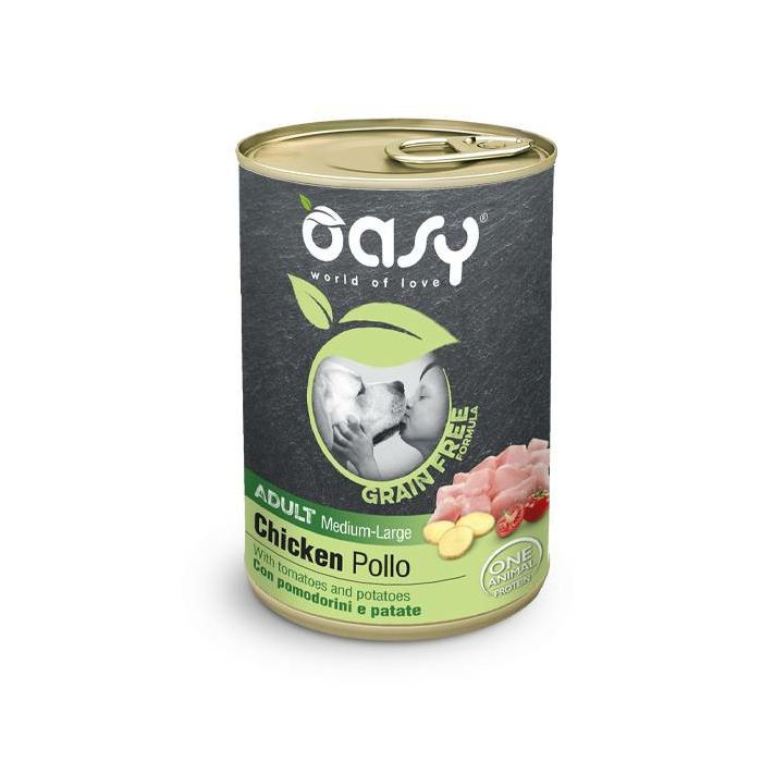 OASY Adult medium-large Chicken Pollo grain free - hrana bez žitarica, piletina hrana za pse 400 g