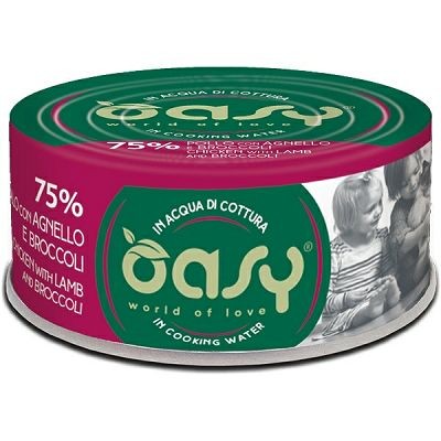 OASY Chicken with lamb piletina sa janjetinom i brokulom hrana za mačke 70 g