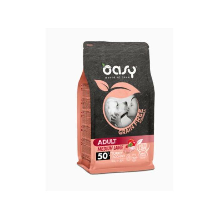 OASY grain free - hrana bez žitarica adult medium puretina 2,5 kg