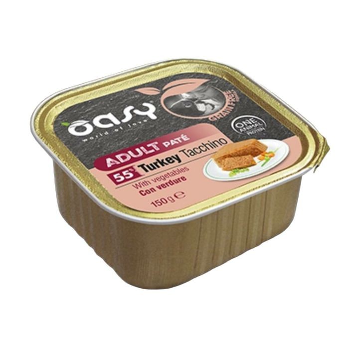 OASY Adult Paté grain free Turkey - pašteta bez žitarica puretina sa povrćem hrana za pse 150 g