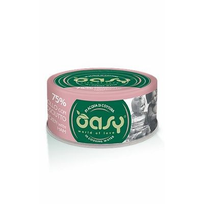 OASY More Love 75% / Adult PILETINA &  ŠUNKA 70 g