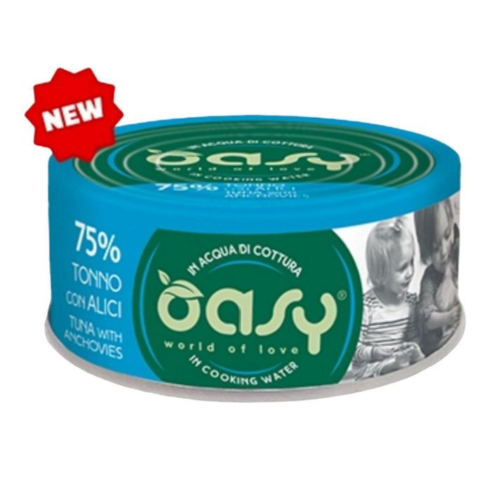 OASY More Love 75% / Adult TUNA - INĆUNI hrana za mačke 70 g