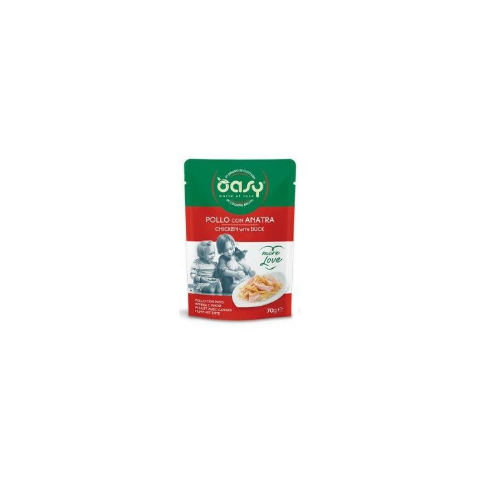 OASY More Love / piletina i patka hrana za mačke 70 g