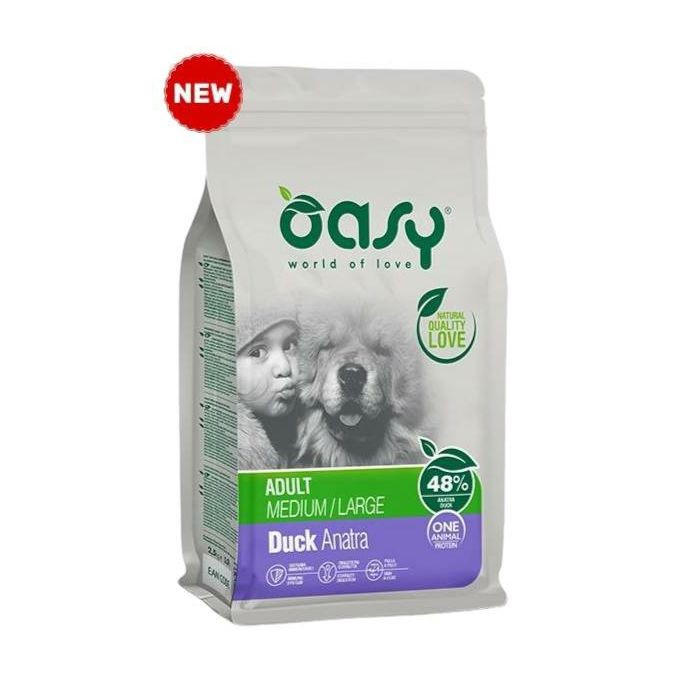 OASY One Protein / Adult Medium & Large Duck patka hrana za pse 2,5 kg