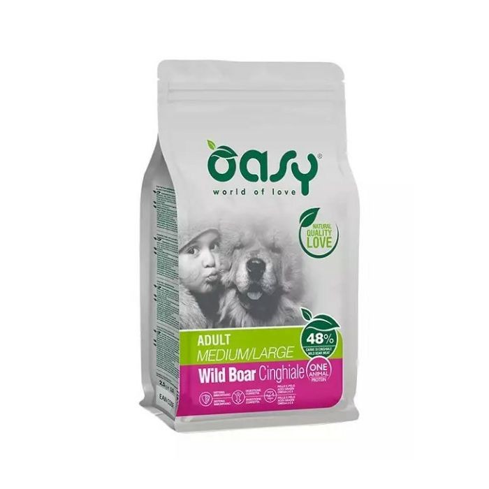 OASY One Protein / Adult Wild Boar Medium & Large divlja svinja hrana za pse 2,5 kg