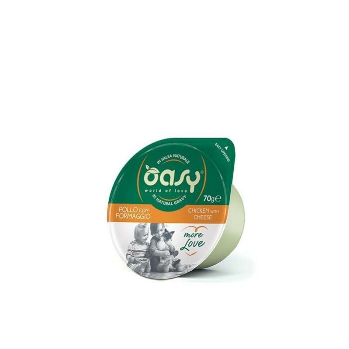 OASY More Love / dopunska hrana za mačke piletina sa sirom hrana za mačke 70 g