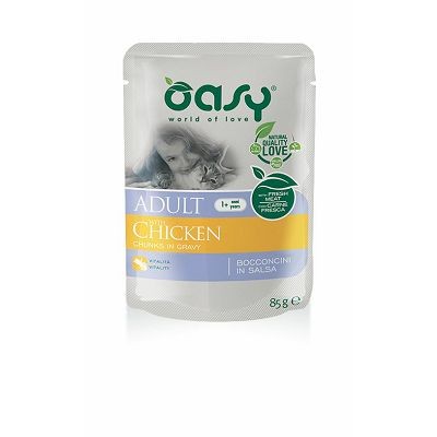 OASY Pouch / Adult PILETINA hrana za mačke 85 g