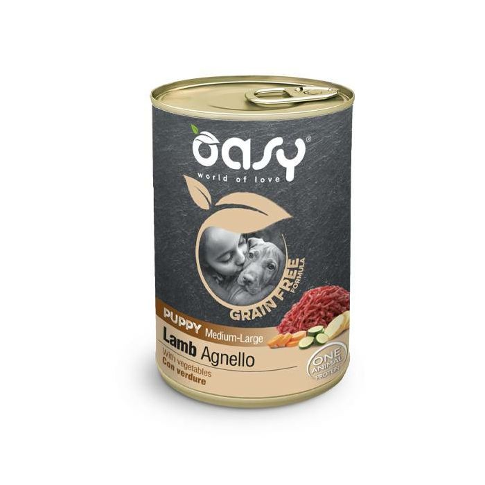 OASY Puppy Lamb grain free - hrana bez žitarica, janjetina hrana za štence 400 g