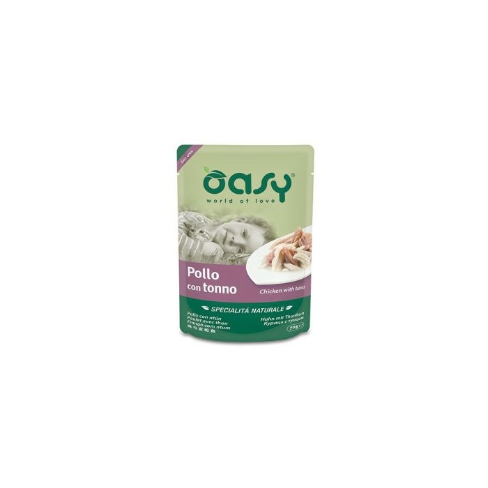 OASY Specialitá Naturali / piletina i tuna hrana za mačke 70 g