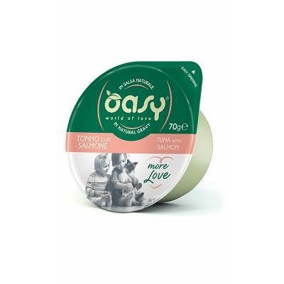 OASY Tuna with Salmon / dopunska hrana za mačke tuna i losos 70 g