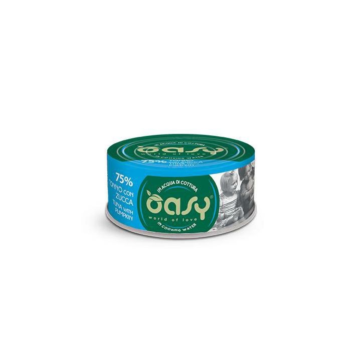 OASY More Love 75% / Adult TUNA s bundevom hrana za mačke 70 g
