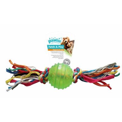 Pawise Fetch n Play Rapporte igračka lopta za psa 6,3cm mix boja