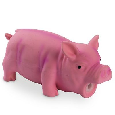 Pawise Funny Squeaky Pig igračka za psa S