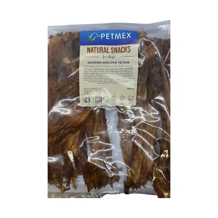 Petmex Natural Snacks goveđa ahilova tetiva poslastica za pse 500g