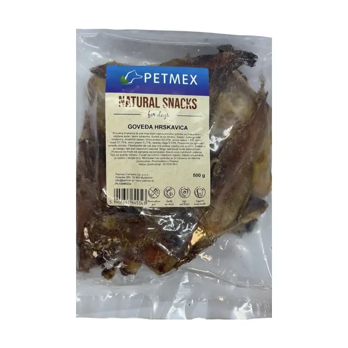 Petmex Natural Snacks goveđa hrskavica poslastica za pse 500g