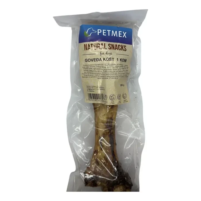 Petmex Natural Snacks goveđa kost 1kom poslastica za pse 550g