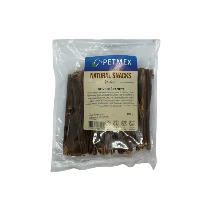 Petmex Natural Snacks goveđi špageti poslastica za pse 200g