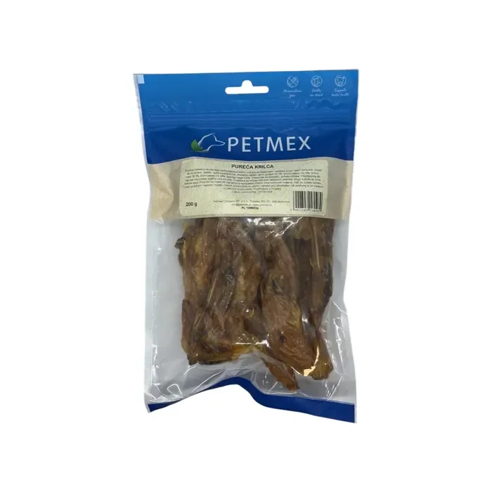 Petmex Natural Snacks pureća krilca poslastica za pse 200g