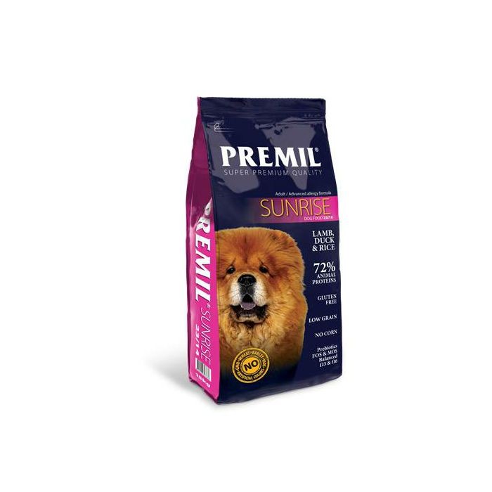 PREMIL SUNRISE janjetina, patka i riža hrana za pse 15 kg