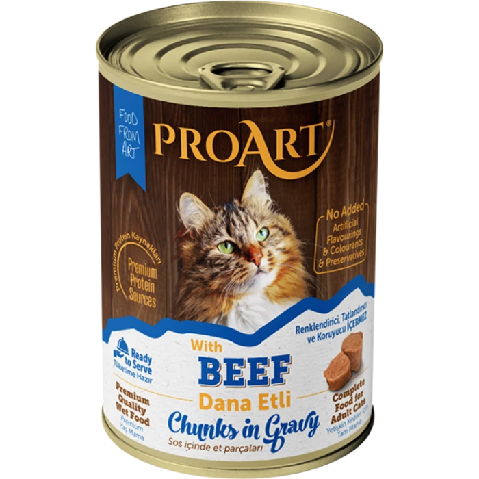 Pro Art Beef govedina u umaku hrana za mačke 400 g