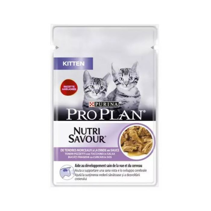 Pro Plan Nutri Savour junior hrana sa puretinom u umaku, za mačiće 85 g