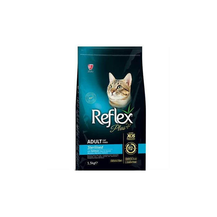 Reflex Plus Adult Sterilised losos hrana za sterilisane mačke 1,5 kg