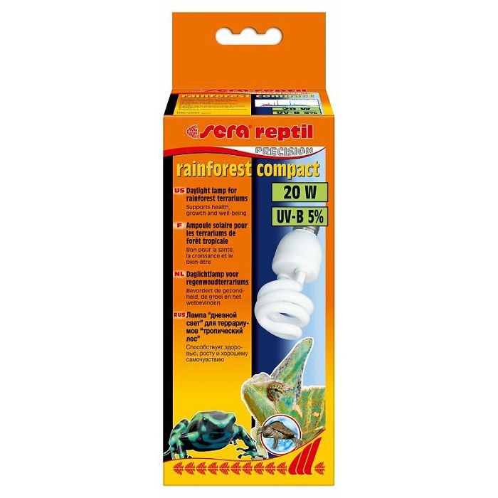 Sera UV-B 5%  lampa za terarij - rainforest 20W