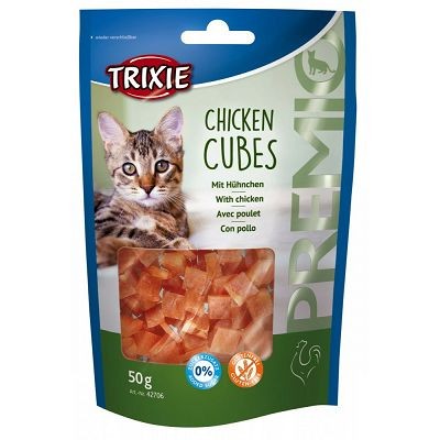 Trixie Chicken Cubes pileće kockice poslastica za mačke 50g